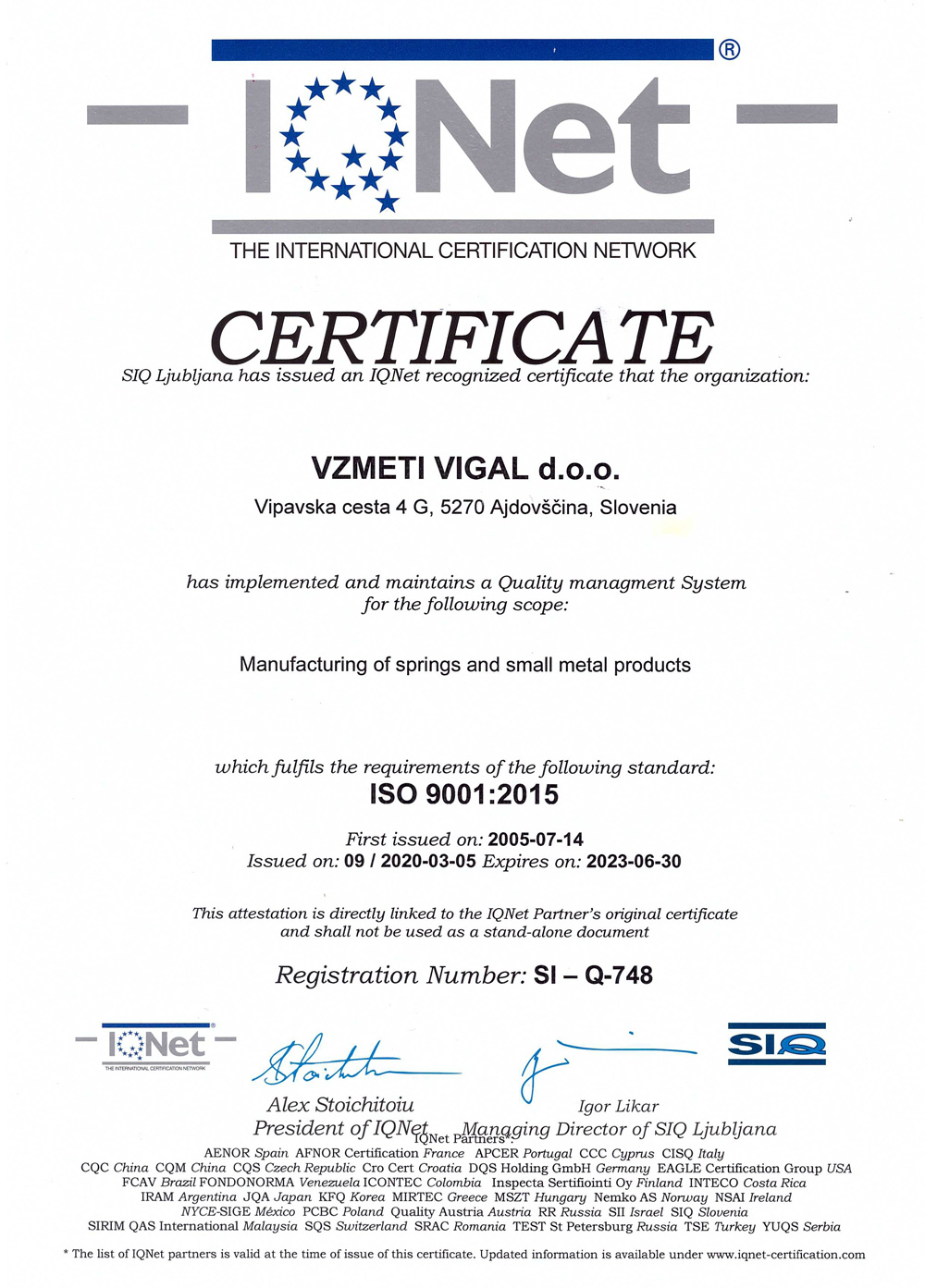 IQnet2020